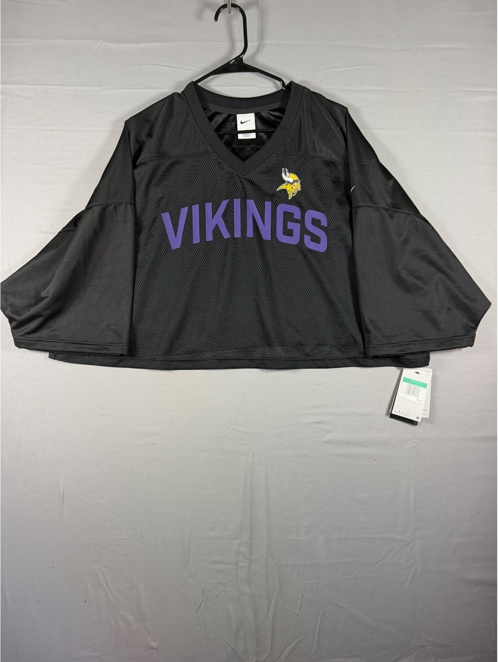Nike Women's Minnesota Vikings Black Mesh NFL Team Apparel Jersey XL